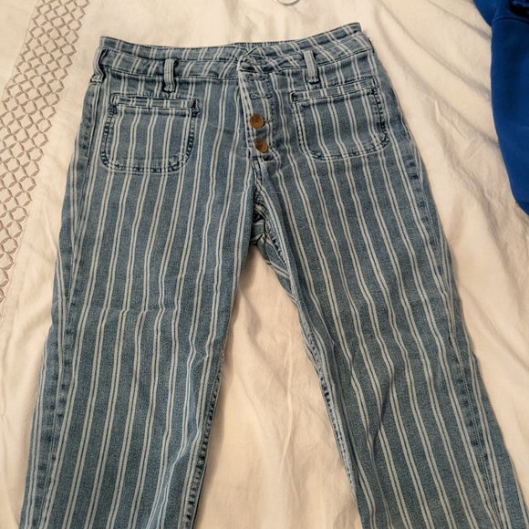 Anthropology stripped jeans - Picture 1 of 2
